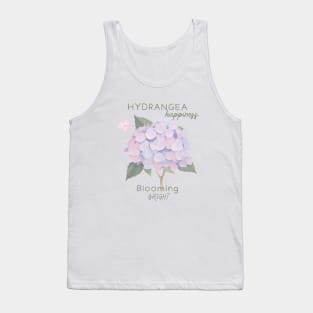 Hydrangea Happiness Blooming Bright Tank Top